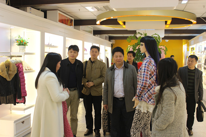 考察团进行实地考察